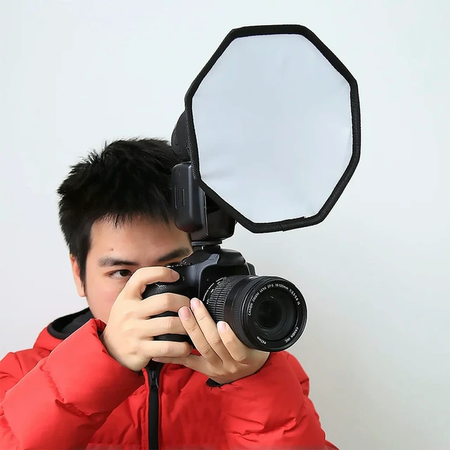 Alt view image 3 of 3 - PULUZ Octagon Style Flash Light Cloth 20cm Flash Lamp Softbox Camera Accessories