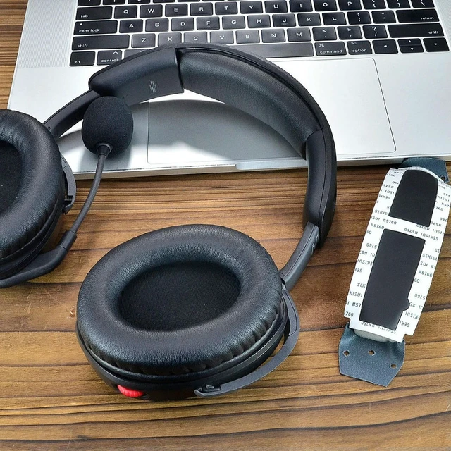 Alt view image 2 of 3 - Earpads Cushions Replacement Memory Foam Ear Cushion Cover Protein Leather Headset Ear Cushion for HyperX Cloud 2