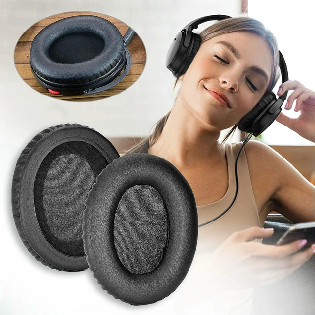 Alt view image 3 of 3 - Earpads Cushions Replacement Memory Foam Ear Cushion Cover Protein Leather Headset Ear Cushion for HyperX Cloud 2