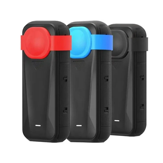 Alt view image 3 of 3 - Protective Case Silicone For X4 Air With Lens Cap Shockproof Protective Sleeve Camera Cover Blue
