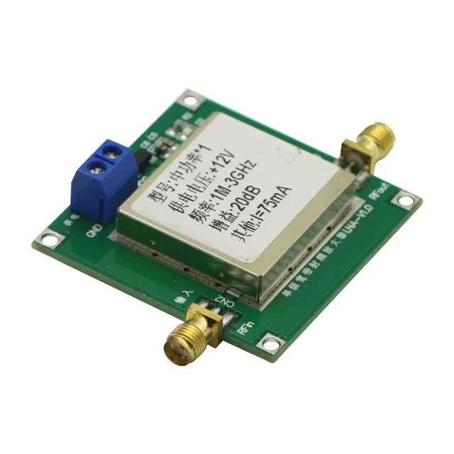 Alt view image 2 of 3 - 1-3000MHz 2.4GHz 20dB LNA RF Broadband Low Noise Amplifier Module UHF HF VHF