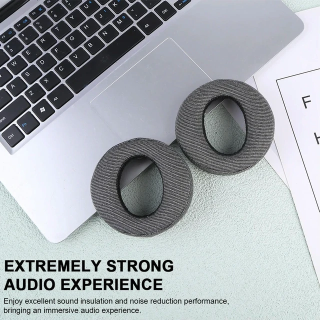 Alt view image 3 of 3 - Replacement Headphone Earpads Memory Foam/Cooling Gel Headset Ear Cushions Ear Cups Cover for Pulse 3D Headset