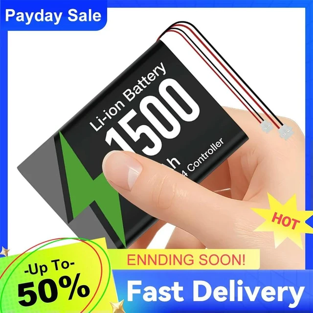Main image of 3.7V 1500mAh Game Handle with Screwdriver Accessories Rechargeable Replace for 4 Controller