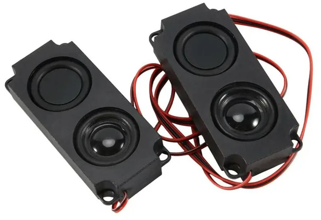 Main image of 2Pcs Compact Square Speakers Sound System 45100 Speaker Ideal For Home Audio & Use