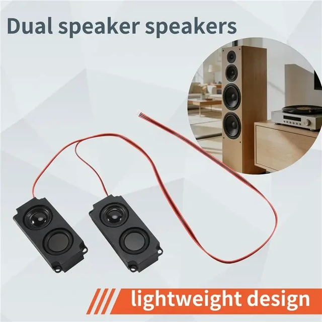 Alt view image 2 of 3 - 2Pcs Compact Square Speakers Sound System 45100 Speaker Ideal For Home Audio & Use