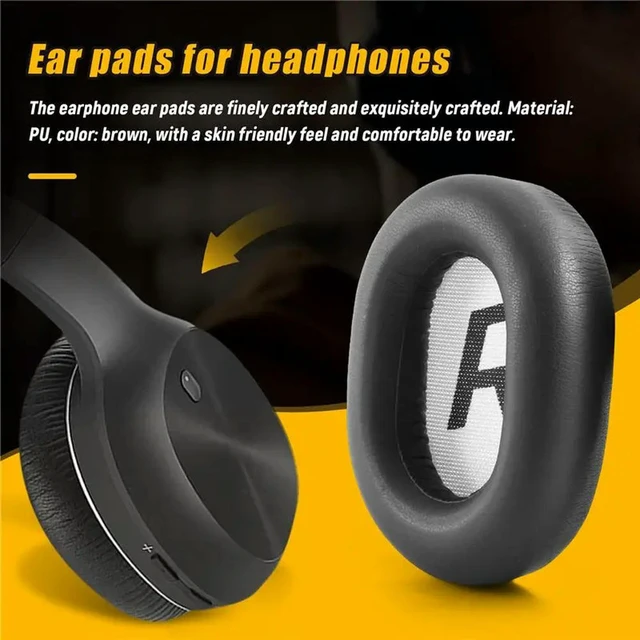 Alt view image 3 of 3 - Ear Pads Headband Ear Cushion Ear Cups Ear Cover Replacement For Plantronics Backbeat Pro 2 SE 8200UC Headphones