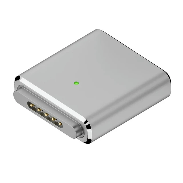 Alt view image 2 of 3 - 100W Type-C Female To Magnetic 3 Adapter with LED Indicator PD3.1 Fast Charging Converter for MacBook Air/for MacBook Pro