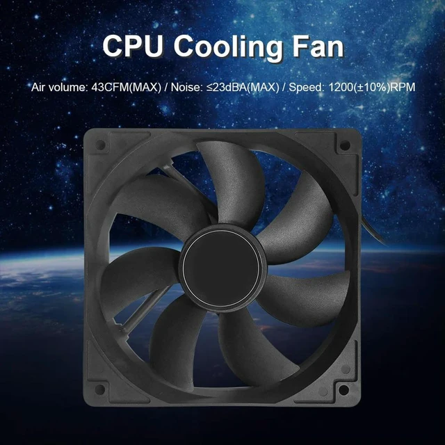 Main image of Radiator Heatsink Cooling Tower DC 12V Quiet Silent Radiator 120mm 4 Pin PC Computer Case Cooling CPU Cooler Fan