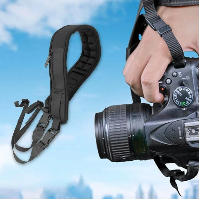 Alt view image 3 of 3 - Camera Shoulder Strap Adjustable Neck Strap Thick Padded Shoulder Strap for Digital Cameras