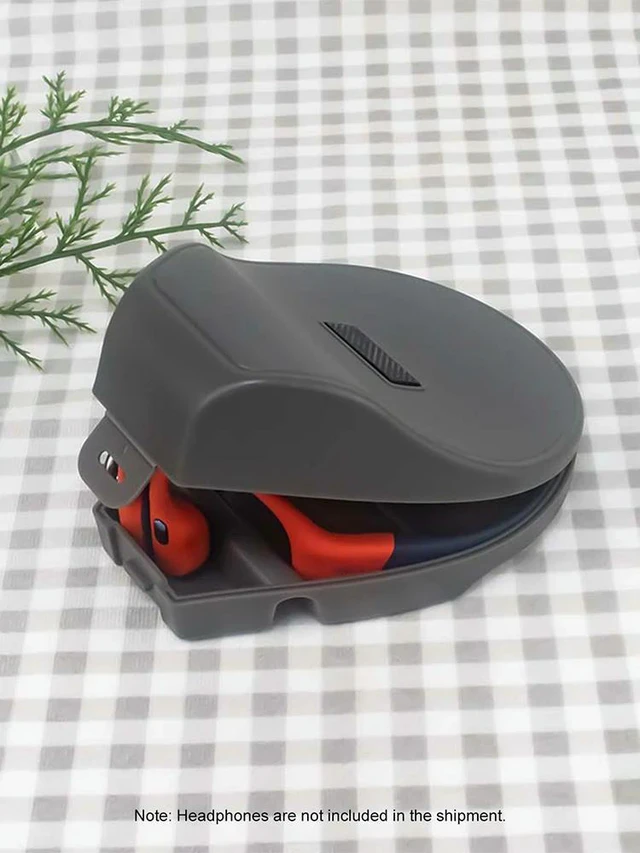 Alt view image 3 of 3 - Headphone Case for SHOKZ Run Pro 2 Standard/Mini/Swim Pro Bone Conduction Headphones Travel Carrying Case