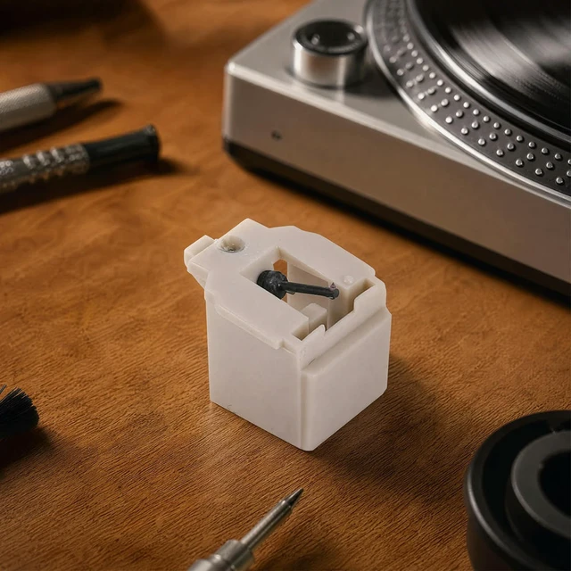 Alt view image 3 of 3 - Needle Tip Protector Stylus for AT-3600L Turntable Conical Tip Carbon Fiber Cantilever 500 Hours Vinyl Record Player
