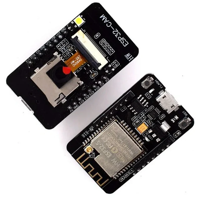 Alt view image 2 of 2 - ESP32-CAM-CH340 camera module integrated CH340 Bluetooth development board OV2640 camera module MICRO USB Auto download