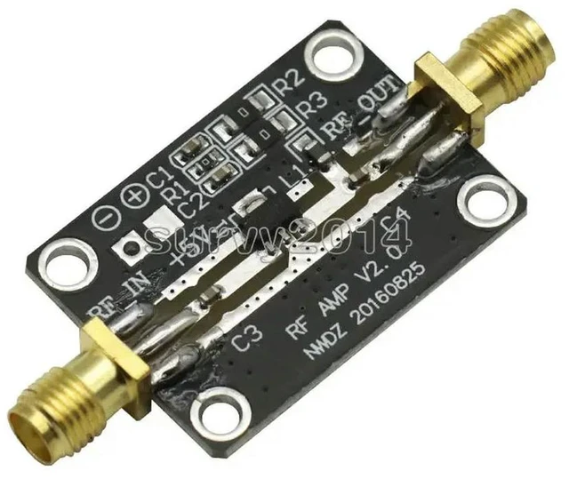 Main image of RF Amplifier Module LNA 0.05-4GHz NF=0.6dB RF FM HF VHF / UHF Wide Band Low Noise Amplifier High Linearity Low Noise Amplifier