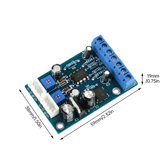 Alt view image 3 of 3 - AC/DC 12-15V Upgraded Edition VU Meter Driver PCB Board Amplifier Stereo Meter Level Meter Module For TA7318P