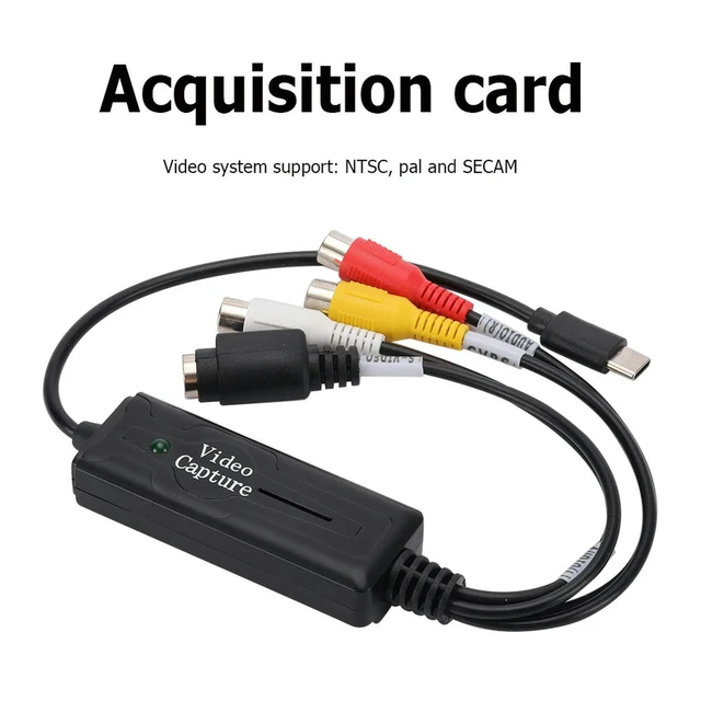 Alt view image 3 of 6 - USB 3.1 Easy Cap Video Audio Converter 1 Channel Type-C DVD Audio Capture Adapter Card Video Capture Converter for Capture Video