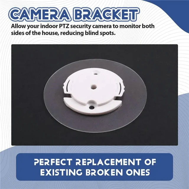 Alt view image 2 of 3 - Applicable For Camera Bracket Punch-Free Base Plate Mijia PTZ Surveillance Camera Chassis