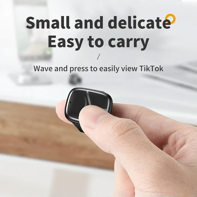 Alt view image 3 of 3 - Fingertip Remote Control Magnetic Charging Mini Finger Remote Control 10m Effective Distance for Watching Video