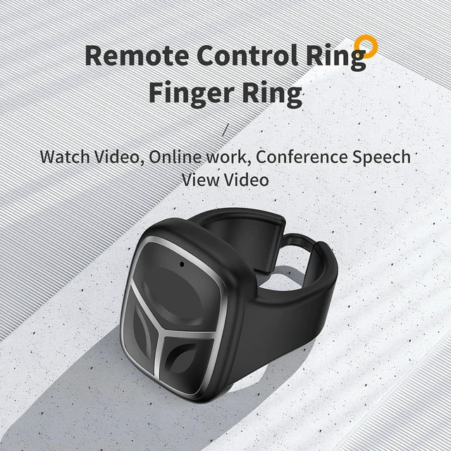 Alt view image 2 of 3 - Fingertip Remote Control Magnetic Charging Mini Finger Remote Control 10m Effective Distance for Watching Video