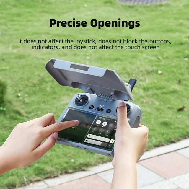 Alt view image 3 of 3 - Foldable Sunhood RC Sunshade Screen Protection RC Sun Shield Cover Lightweight for RC 2 Controller Accessories