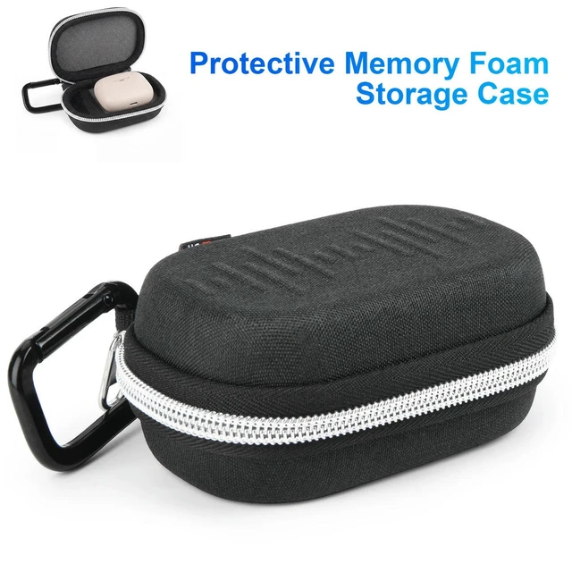 Alt view image 3 of 3 - Travel Hard Shell Carrying Case Shock Absorption EVA Bag Fall Prevention with Mesh Pocket for Mic Charging Box