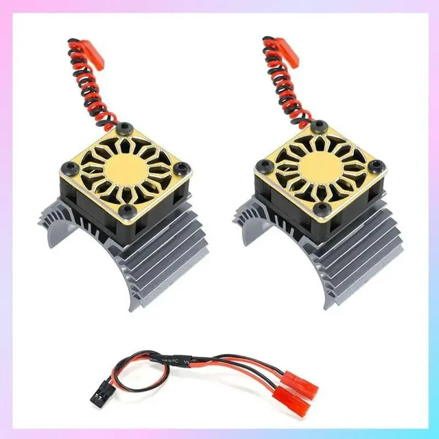 Main image of RC Motor Fan Cooling Fan Heatsink 36Mm For RC Car 1/8 1/10 1/12 Scale 380 540 550 3650 3660 3674 Brushless Motor