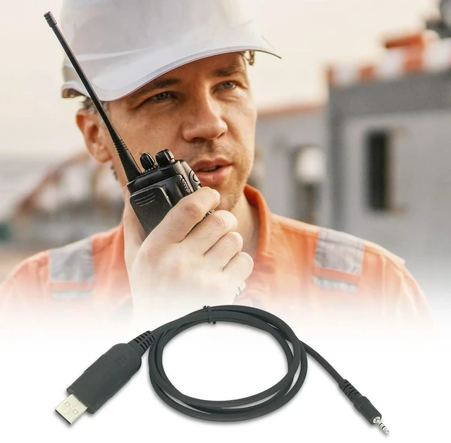 Alt view image 3 of 3 - Remote Control Interface Cable for Walkie Talkie Radio Fast Programming Plug-and-Play for GP3688 GP88S/2000 CP200 EP450