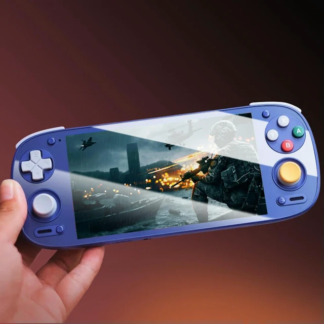 Alt view image 2 of 3 - For Retroid Pocket 5 Game Console Screen Protector Film Anti-Scratch 9H Screen Tempered Film Tempered Glass Protective Film