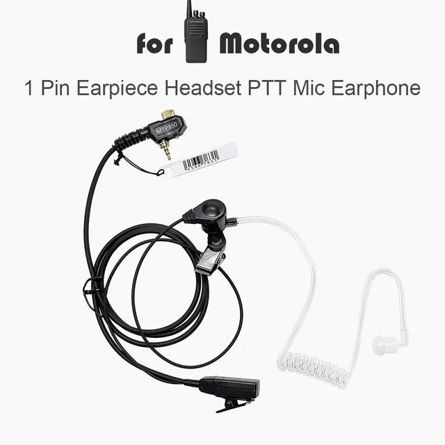 Main image of 2.5mm Headset Microphone Earpiece PTT for MTH800 MTH850 MTP850 MTS850 Applicable to walkie-talkie MTH600 MTH650
