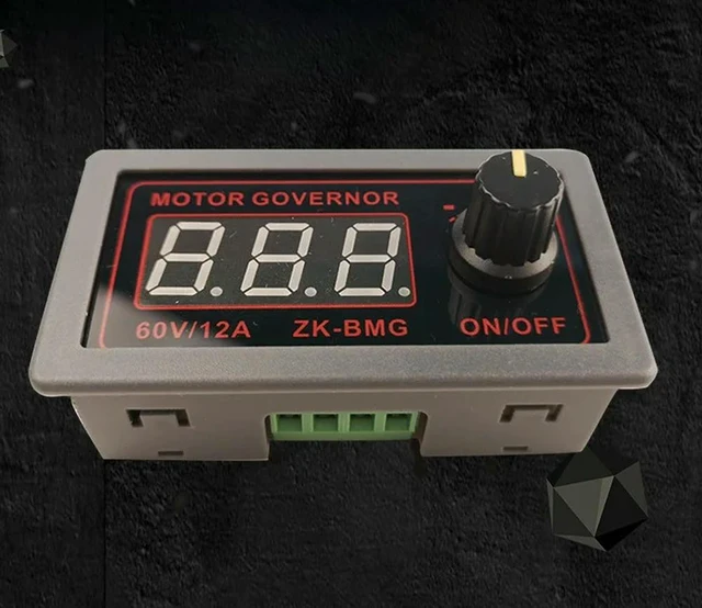 Main image of DC 9-60V 12v 24v 36V 48V 12A DC Motor Controller PWM Adjustable Speed Digital display encoder duty ratio frequency ZK-BMG