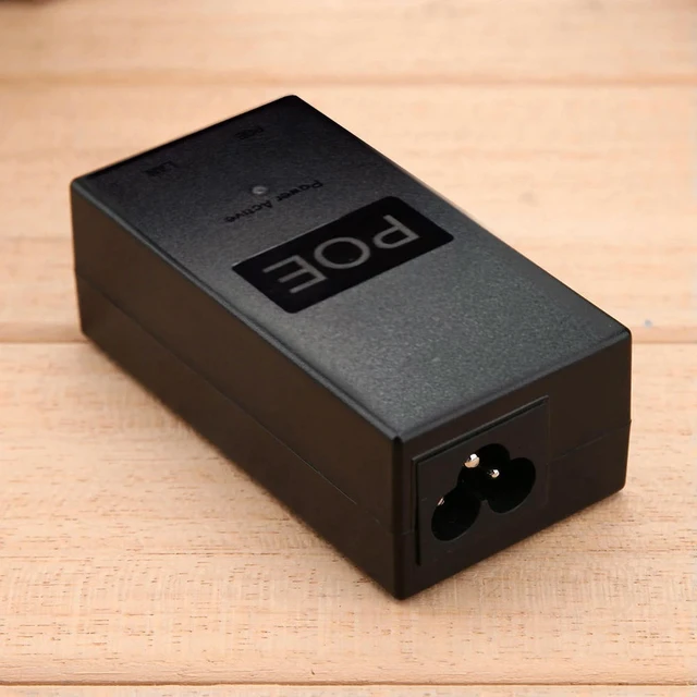 Alt view image 2 of 3 - 48V 0.5A 24W Desktop POE Power Injector Ethernet Adapter Surveillance CCTV