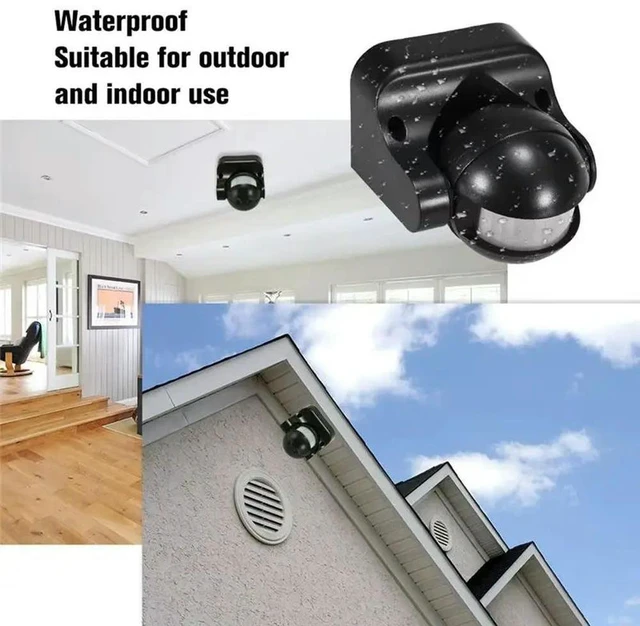 Alt view image 3 of 3 - AC 110V-240V PIR Infrared Motion Sensor Switch 180 Degree Motion Detection Delay Time Adjustable Waterproof