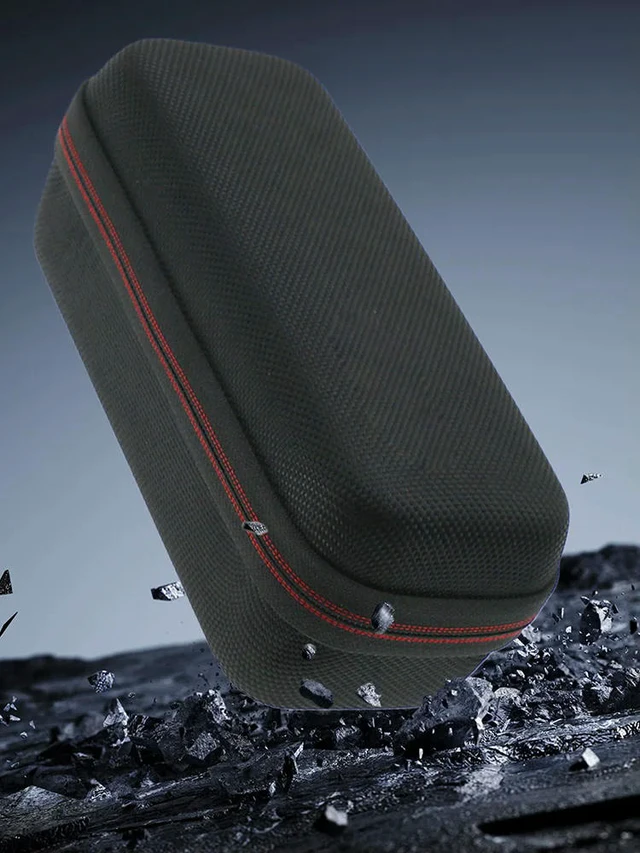 Alt view image 3 of 3 - Carrying Bag with Mesh Pocket & Zipper Travel Organizer Case for P03MI 25000mAh 212W Power Bank