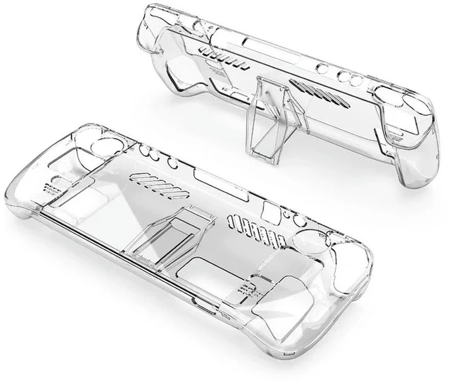 Main image of Hard PC Game Console Cover Accessories Transparent Game Console Shell Housing Replacement Detachable with Support for Steam Deck
