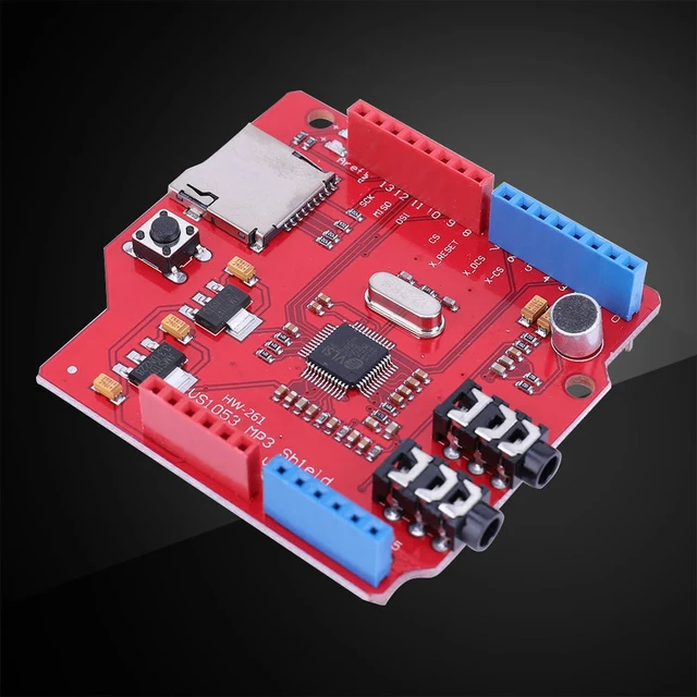 Alt view image 2 of 3 - VS1053 Decode Development Board Module With TF Card Slot MP3 Mini Audio Board Module OGG Real-time Recording for MEGA