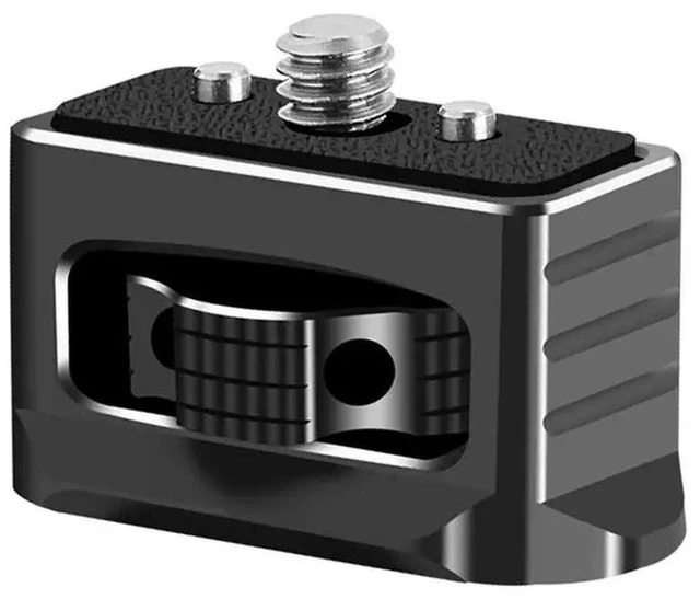 Main image of Universal 1/4" Arri Locating Hole Screw Adapter With 1/4" Screw Dual Spring-Loaded Pins 1/4" For Magic Mounting Plate
