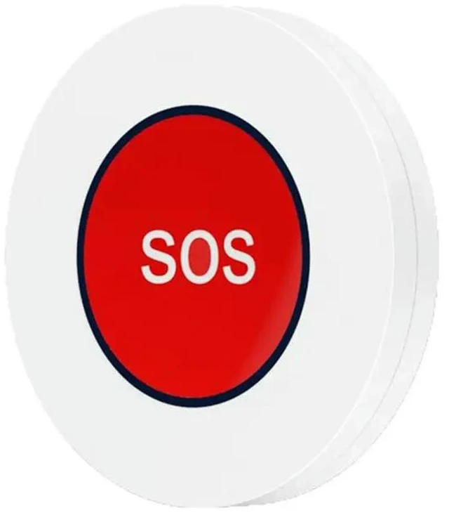 Main image of "Elderly And ChildrenS Emergency Alarm - Tuya Zigbee SOS Button, Remote Control Sensor For Safety"