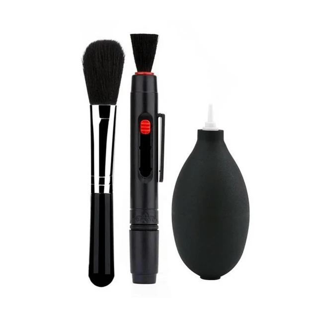 Alt view image 2 of 3 - 19pcs Camera Cleaner Kit Dust Cleaner Camera Cleaning Lens Pen Brush Kit Camera Cleaning Cloth for Mobile PC