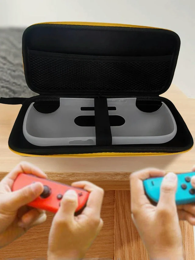 Alt view image 3 of 3 - Protable Carrying Case Shockproof Travel Bag with Mesh Pocket Protective Bag for Retroid Pocket 5 Handheld Game Console