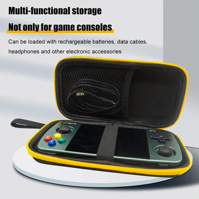 Alt view image 2 of 3 - Travel Carry Bags Waterproof Handheld Game Console Bag Wear-resistant With Lanyard Lightweight for RG405M/RG351P/351M