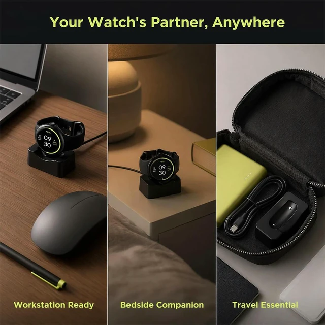 Main image of Magnetic Charger Dock for Google Pixel Watch 4 Magnetic Adsorption Stand Type-C Powered for Pocket Business Trips Office