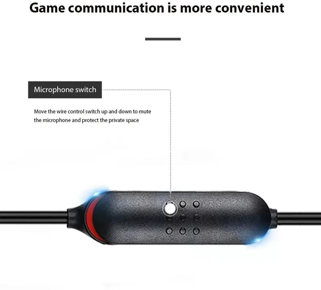 Main image of Gaming Headset Microphone Mic 3.5mm Plug Replacement Game Mic Noise Cancelling Detachable Gaming Boom Microphone for QC35/QC45
