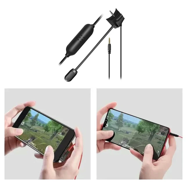 Alt view image 3 of 3 - Gaming Headset Microphone Mic 3.5mm Plug Replacement Game Mic Noise Cancelling Detachable Gaming Boom Microphone for QC35/QC45
