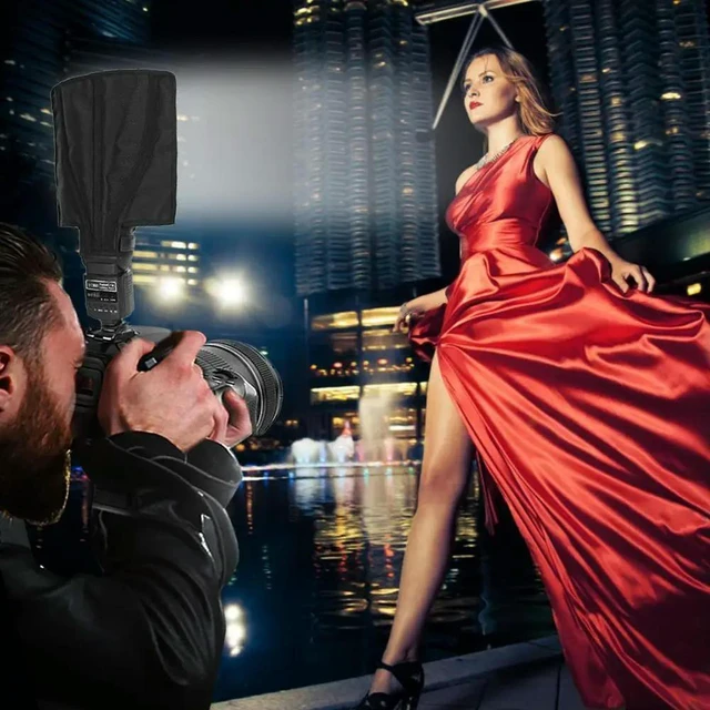 Alt view image 3 of 3 - Foldable Photo Flash Softbox Hot Selling Soft Surface Safety Reflector for Studio Photography Flash Speedlight