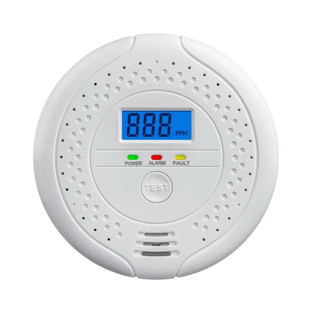 Alt view image 3 of 3 - CO Alarm Sensor Carbon For Home Kitchen High Sensitive Warning LCD Display CO Alarm Carbon Monoxide Alarm Detector