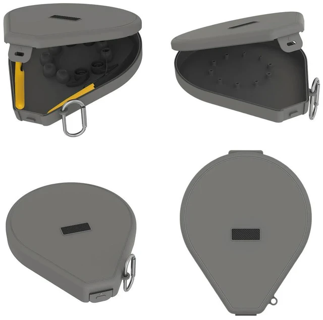 Main image of Protective Carrying Case for Jobsite Pro Neckband Earphones Hard Travel Case with Carabiner Dustproof Shockproof