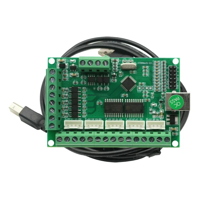 Alt view image 3 of 3 - Driver board CNC USB MACH3 100Khz breakout board 5 axis interface driver motion controller