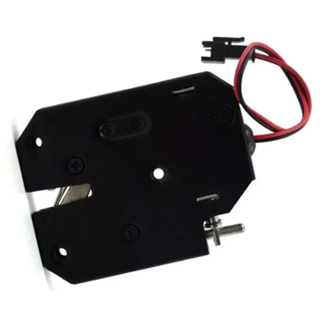 Alt view image 2 of 3 - 12V 2A Electric Magnetic Lock Electromagnetic Door Access Control System Fail Safe Holding Force Cabinet Boxes