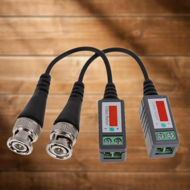 Alt view image 3 of 3 - 10x CCTV Camera Passive Video Balun BNC Connector Coaxial Cable