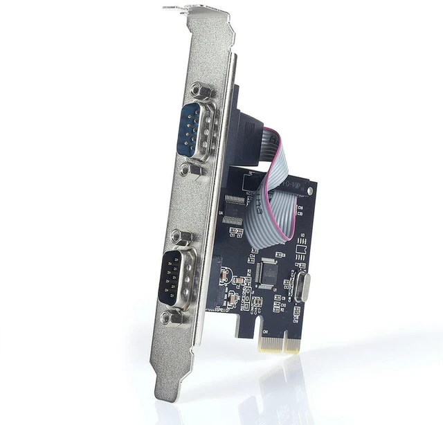 Main image of PCIe Serial Card Replacement PCI-Express to Dual Serial Ports RS232 Interface Expansion Card for Linux