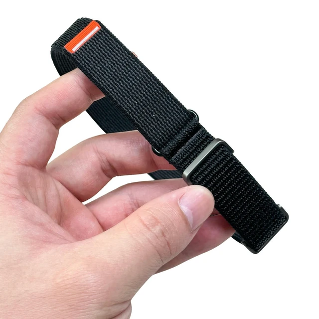 Alt view image 2 of 3 - For Google Fitbit Air l Protective Shell Nylon Band 42cm Extended Adjustable Quick Release